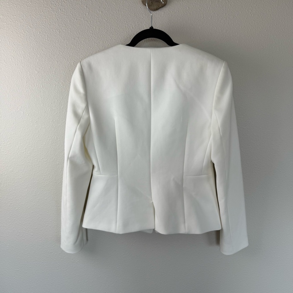 Hugo Boss Lavender Collarless Single-Button Blazer - Picture 13 of 16